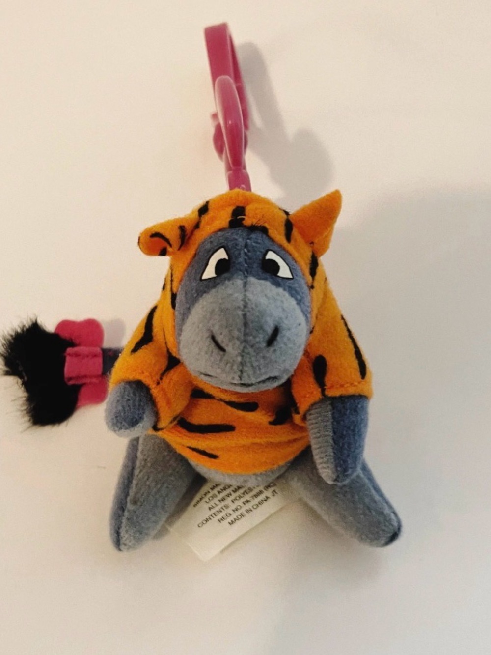 Winnie The Pooh Eeyore Key Bag Happy Meal Tigger Movie Retro 1990s Retro Toys